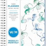 Blue Sky 2021 Weekly & Monthly Planner, Frosted Flexible Cover, Twin-Wire Binding, 5" x 8", Lindley (101579-21)